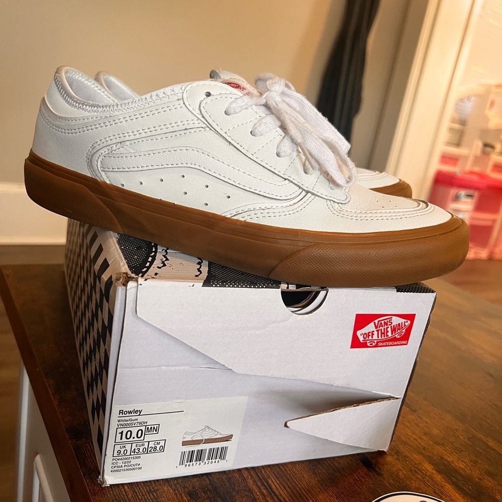 Vans Rowley Pro White/ Gum Sneakers